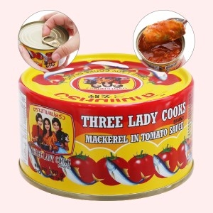 Đồ hộp cá nục 3 CÔ GÁI hộp 190g