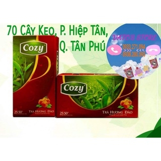 Trà Túi Lọc COZY Đào hộp 50g