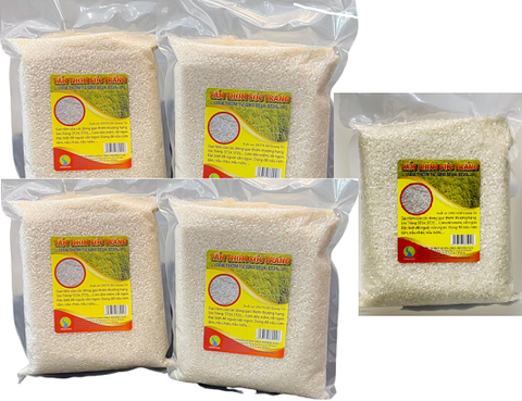 Bao 25kg GẠO TẤM THƠM ST25 SÓC TRĂNG (Túi rút chân không 1kg) / 5 túi gạo tấm thơm sóc trăng tấm thơm từ gạo ST24 , St25