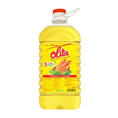 Dầu ăn Olita chai 5.0 lít