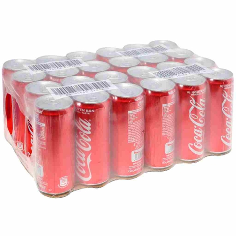 Coca Cola lon 330ml thùng 24