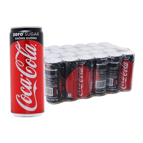 CocaCola ZERO lon 320ml thùng 24
