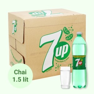 Pepsico 7UP chanh chai 1.5lít thùng 12