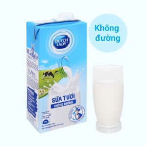 Sữa tiệt trùng DUTCH LADY không đường hộp 1.0 lít
