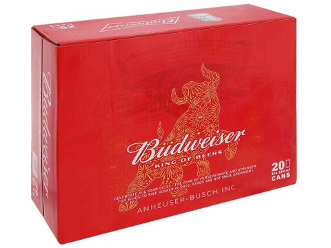 Bia ABEINBEV BUDWEISER lon 330ml thùng 24