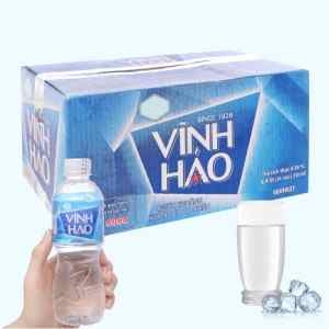 Nước khoáng MASSAN VĨNH HẢO chai 350ml thùng 24