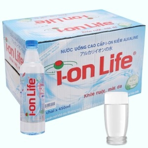 Nước tinh khiết ION-LIFE chai 450ml thùng 24