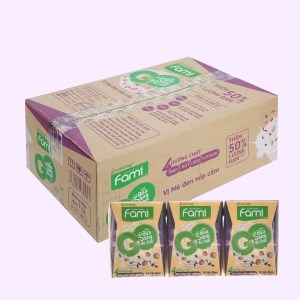 Sữa đậu nành FAMI mè đen hộp 200ml thùng 36