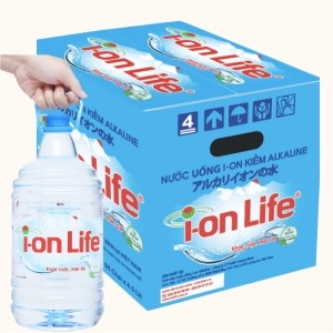 Nước tinh khiết ION-LIFE chai 4.5 lít thùng 4