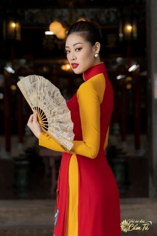 Vải Nhung Thêu Cao Cấp KV0100 Họa Tiết Phượng Hoàng