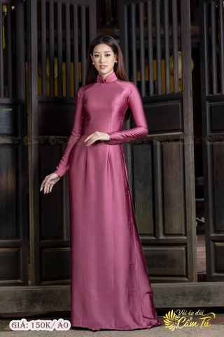 Lụa 2 Da KV0032 Màu Hồng Ruốc