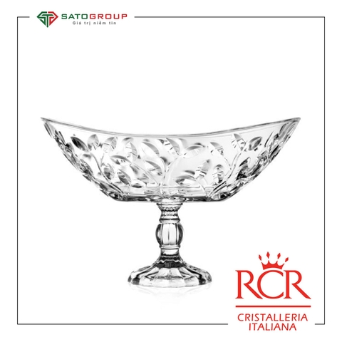 Khay RCR – Laurus Oval Footed, 22.3 cm