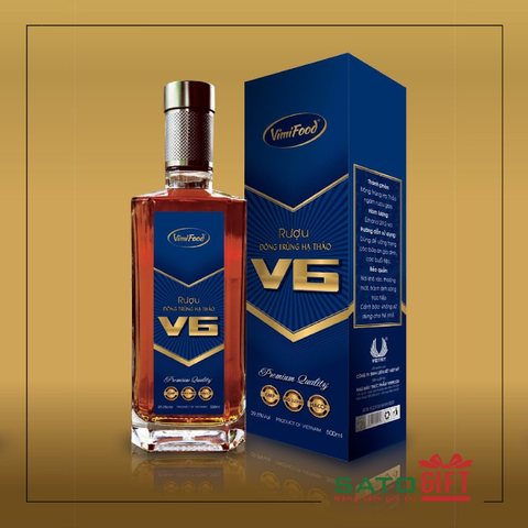 Quà tặng Sức khỏe - Rượu Đông trùng hạ thảo