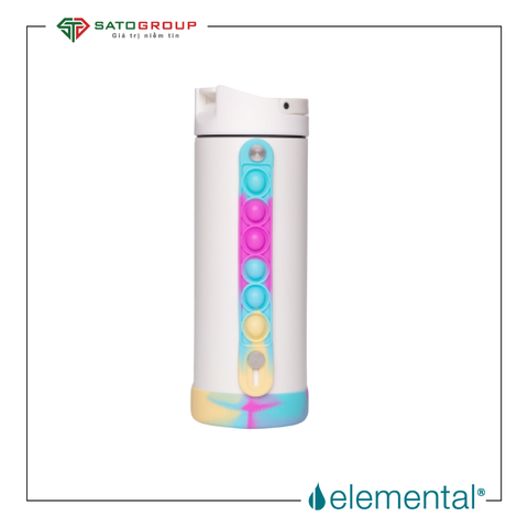 Bình giữ nhiệt Elemental Iconic Pop 414ml - Trắng cầu vồng, cầu vồng
