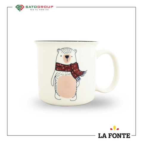 Cốc sứ La Fonte tráng men bên trong - 006422