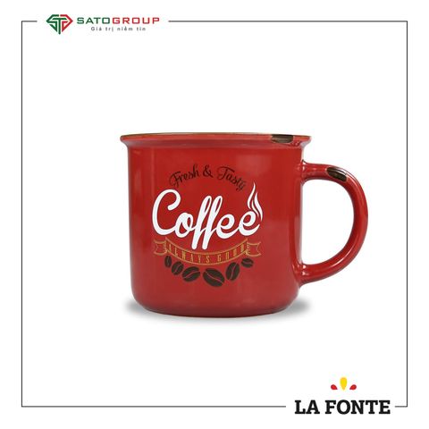 Cốc sứ La Fonte tráng men - 006439