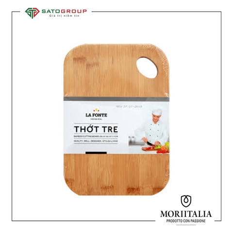 [MỚI] Thớt Tre La Fonte 26.5x18.5x1.3 Cm - 180589