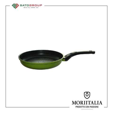 Chảo Nhôm Sâu Vân Kim Cương 28cm Moriitalia Dùng Bếp Từ