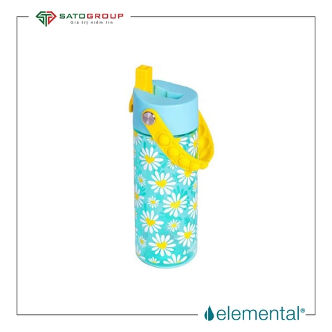 Bình nước Elemental Tritan 530ml - Hoa cúc