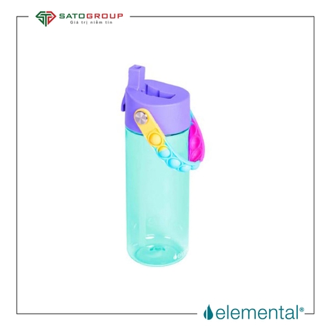 Bình nước Elemental Tritan 530ml - Blue tie dye