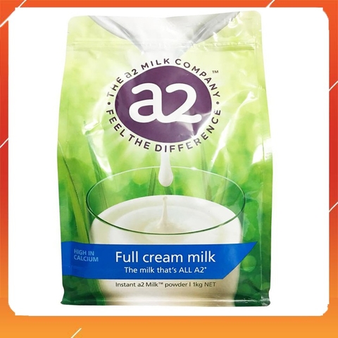 Sữa tươi dạng bột A2 nguyên kem (1kg) cho người lớn và trẻ em trên 2 tuổi