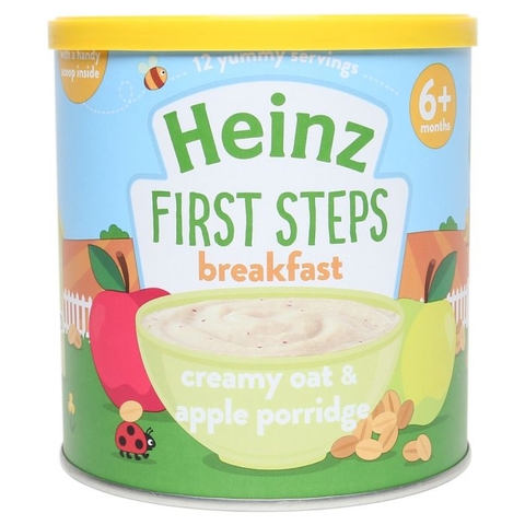 Bột ăn dặm Heinz Yến Mạch Táo 240g 6M+