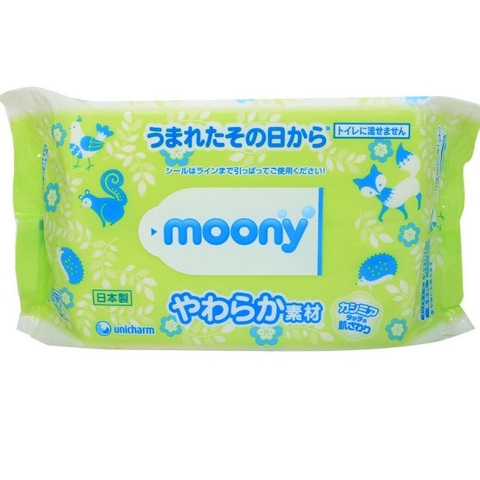 KHĂN ƯỚT MOONY 80 MIẾNG (NHẬT)