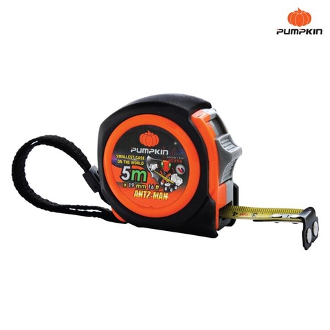 Thước cuộn 5m/25mm dòng ANTZ-MAN - 10356 Pumpkin