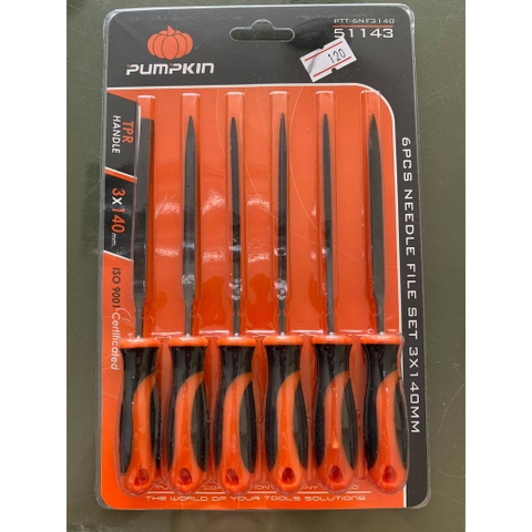 Bộ dũa cầm tay 3*140mm Pumpkin -  51143