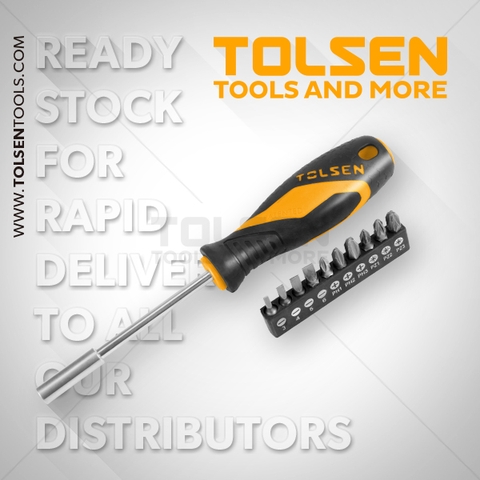 BỘ TUA VÍT ĐỔI ĐẦU 11 MÓN - 20044  Tolsen