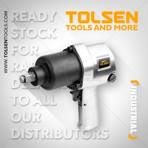 Súng hơi mở bulong 1/2''  1000NmTolsen 73302