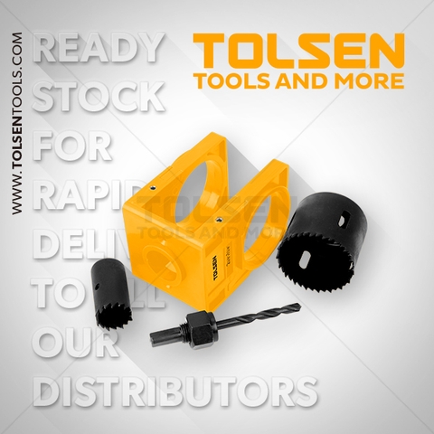 Bộ mũi khoét lỗ tay nắm cửa 4 món Tolsen - 75863