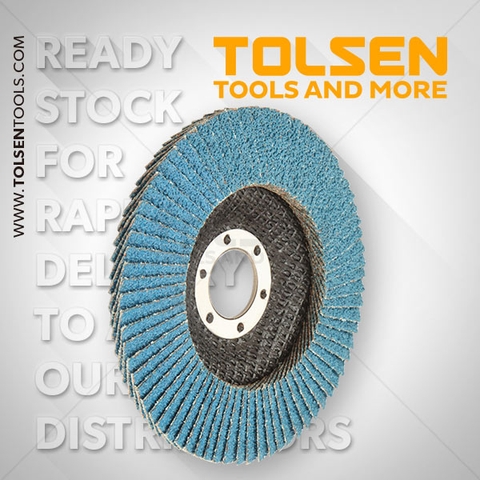 NHÁM XẾP CHO THÉP KHÔNG GỈ 115mm*40# - 77311 Tolsen