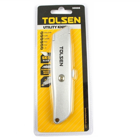 DAO RỌC GiẤY LƯỠI LIỀN CÁN NHÔM - 30008 Tolsen