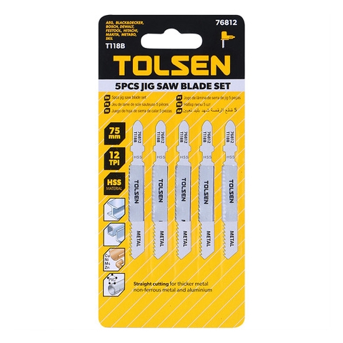 LƯỠI CƯA MÁY SẮT T118B - 76812 Tolsen