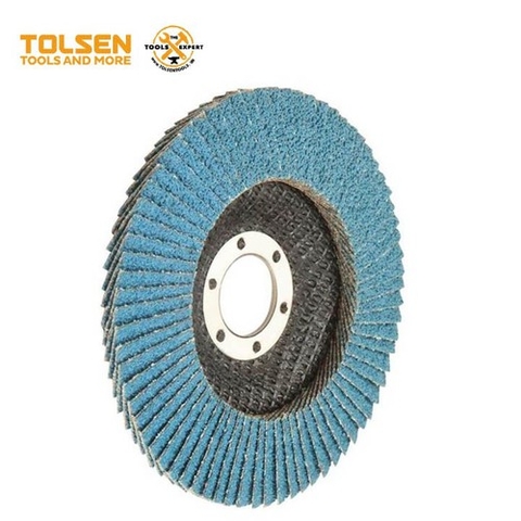 NHÁM XẾP CHO THÉP KHÔNG GỈ 115mm*80# - 77313 Tolsen