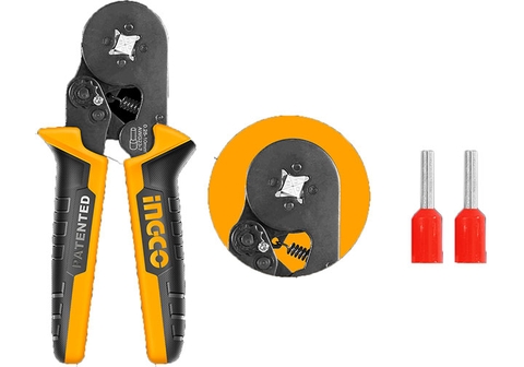 Kềm bấm cos dây điện 0.25-10mm3 - HRCPG05210 Ingco