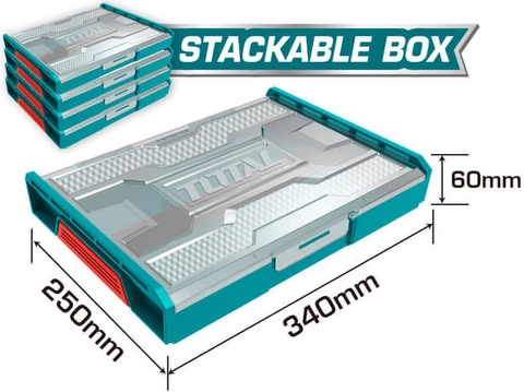Hộp nhựa đựng dụng cụ Total - THKTV02