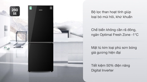 TỦ LẠNH SAMSUNG INVERTER 280 LÍT RB27N4010BY/SV