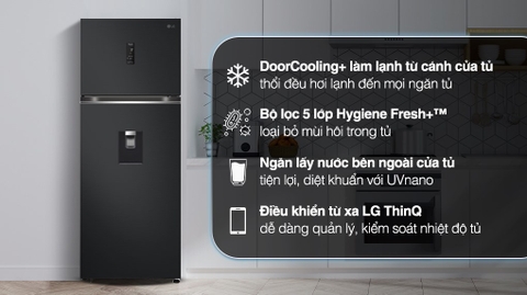 Tủ lạnh LG Inverter 459 lít LTD46BLMA