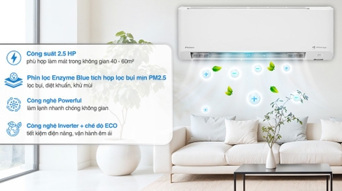 Máy lạnh Daikin Inverter 2.5 HP FTKY60ZVMV (Mắt thần thông minh)