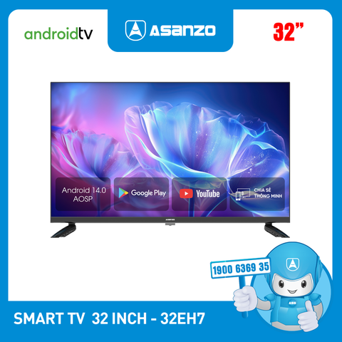 Smart Tivi Asanzo 32 inch 32EH7