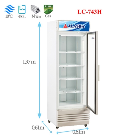 Tủ Mát Alaska 382 lít LC-743H Giá rẻ , Chính hãng