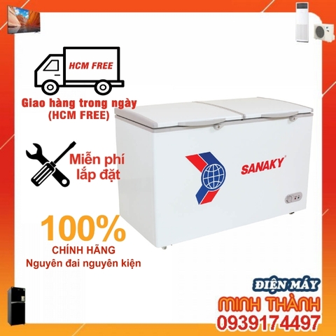 VH-285A2  Tủ đông Sanaky 280/235 lít . 1 ngăn , 2 cửa