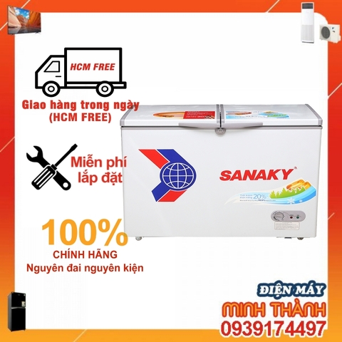 Tủ đông dàn đồng Sanaky VH-4099A1 – 1 Ngăn 2 Cánh ( Làm lạnh nhanh )