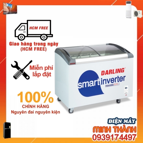 Tủ Đông Darling Smart Inverter kính lùa cong DMF-5079ASKI