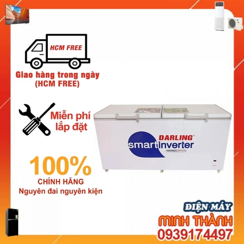 Tủ Đông Darling Inverter 1000 Lít DMF-1079ASI - Giá tại kho