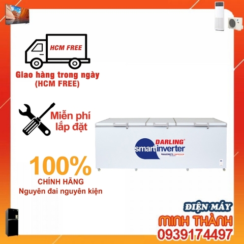 Tủ Đông Darling Inverter 1400 Lít DMF-1279ASI