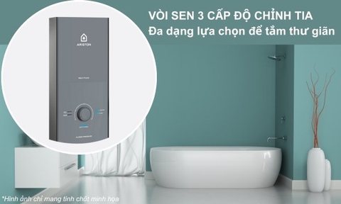 Máy nước nóng Ariston AURES Premium 4.5P Space (Có bơm trợ lực )