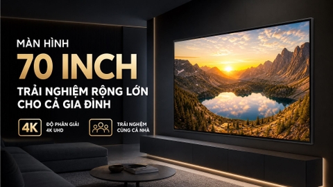 Smart Tivi Crystal UHD Samsung AI 4K 70 inch UA70U8500H Mẫu mới